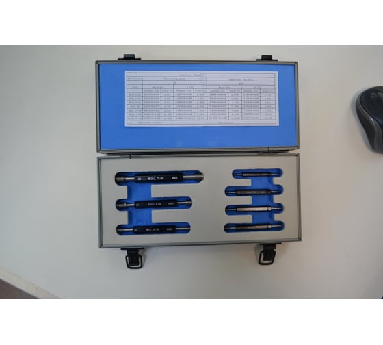 Калибры - пробки комлекты Vogel М3-М12 (7шт.) ПР-НЕ 390801