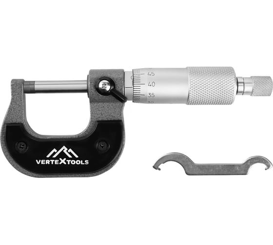 Микрометр механический vertextools 0-25мм 31-0-25