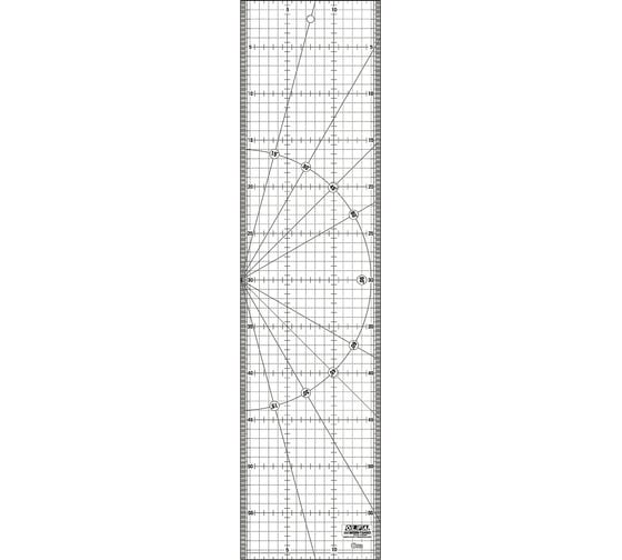 Разметочная метрическая линейка OLFA 150х600 мм OL-MQR-15x60