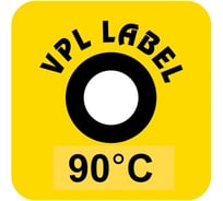 Наклейка термоиндикаторная необратимая VPL Thermolabel 90C), упаковка 50 штук A90-50 VPLA90-50