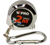 Рулетка WIPRO 2м х 10 серебро 061-02S