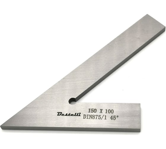 Угольник BESTELLI УП 45 150x100 DIN875/1 AC01200307