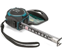 Рулетка в обрезиненном корпусе РОСОМАХА ЭТАЛОН с двухсторонней ч/б устойчивой лентой и магнитом, 3.0 м, 19 мм, 604319