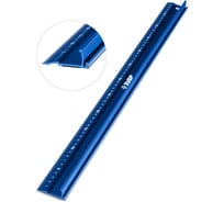 Усиленная алюминиевая линейка со стальной направляющей ЗУБР Профессионал 0.6 м 34382-60