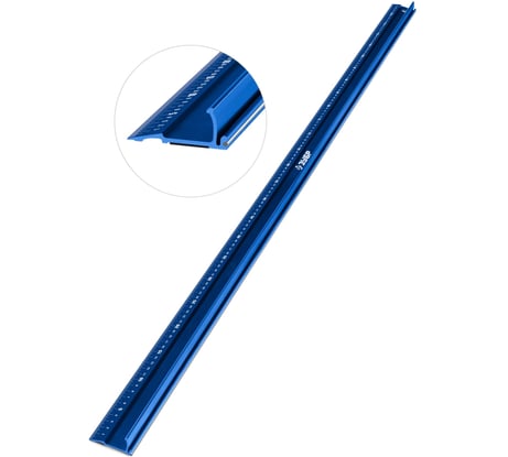 Усиленная алюминиевая линейка со стальной направляющей ЗУБР Профессионал 1.25 м 34382-125
