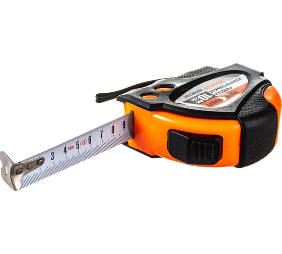 Рулетка Novocraft 10E 10м, 25 мм 6/60 SELF-STOP, ABS, лента: белая 10E1025NC