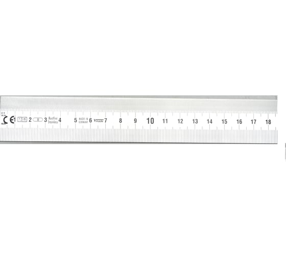 Линейка нержавеющая Vogel 1500x30x1.0, 1/2мм/1мм || EG 1018020150