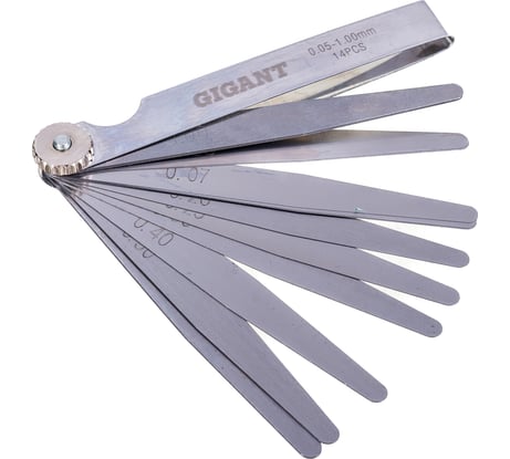 Набор измерительных щупов Gigant 14 шт., 0,05-1,00 мм GGS-14