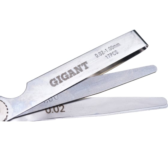 Набор измерительных щупов Gigant 17 шт., 0,02-1,00 мм GGS-17