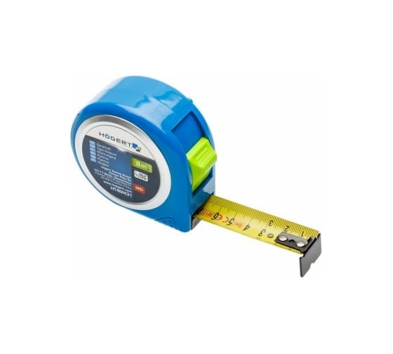 Рулетка HOEGERT TECHNIK 8 м, 25 мм MID HT4M431 1