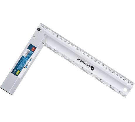 Столярный алюминиевый угольник HOEGERT TECHNIK 250x190 мм HT4M202