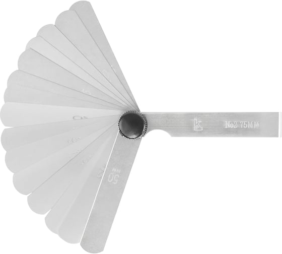 Набор щупов Калиброн N2 0,02-0,5 L= 75 ГРСИ №79706-20 1153144 1