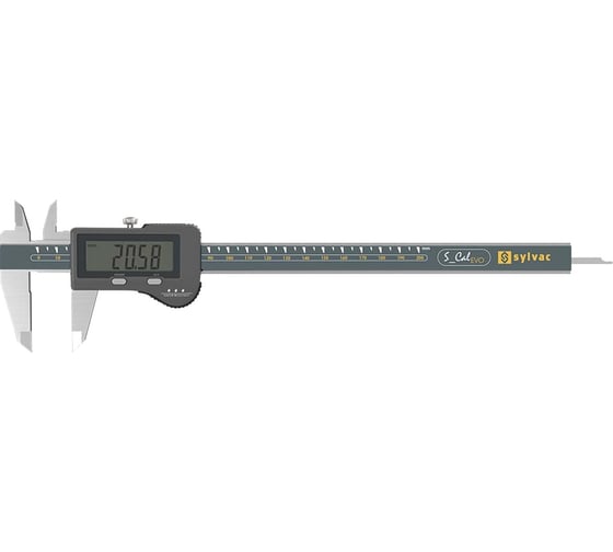 Штангенциркуль Sylvac SCal EVO 200 мм IP67 rect no output 810-1522