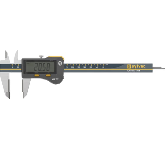 Штангенциркуль Sylvac SCal EVO BT smart 150 мм, IP67, rect., carbide 810-1509