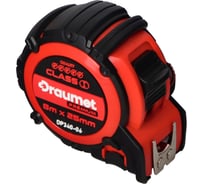 Рулетка обрезиненная DRAUMET PREMIUM 8 м x 25 мм DP340-06