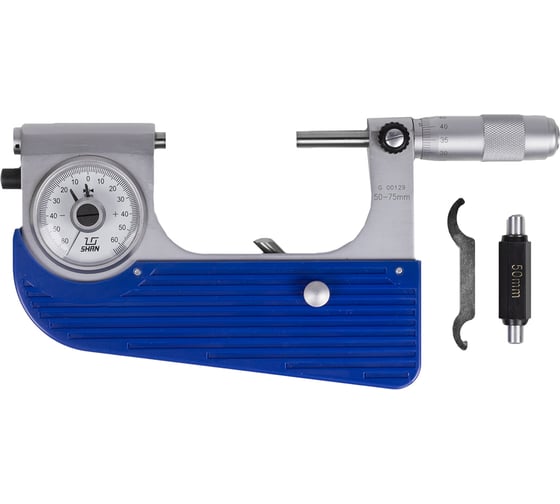 Микрометр рычажный SHAN МР- 75 0,001 с пов. 201781 1