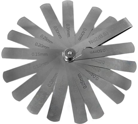 Набор щупов №2 70мм (0,02-0,5) (17шт) Beltools ri.229.12