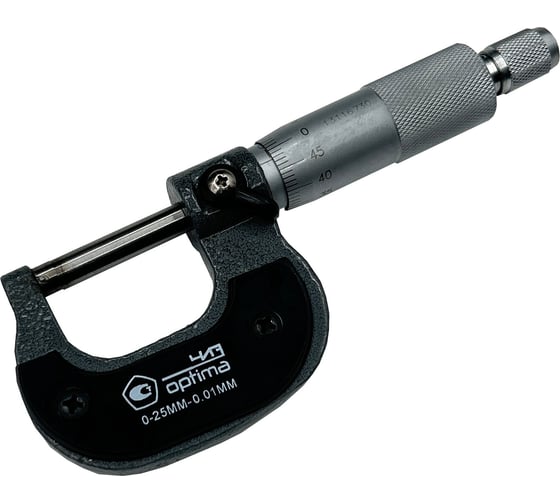 Микрометр ЧИЗ МК-25 0,01 -ОПТИМА 800014 1