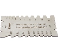 Шаблон для заточки токарных резцов Promat углы от 40 до 80 4000851431