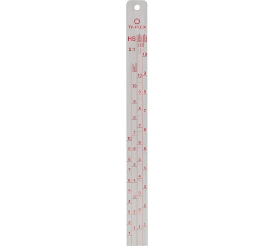 Линейка мерная TILFLEX 350 мм TL89B 1