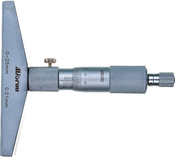 Глубиномер Micron микрометр. ГМ- 25 0,01 ГРСИ 93730-24 с поверкой 162496 1