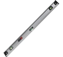 Уровень BARTEX алюминий, 800 мм, 2 глазка+1 поворотный, линейка, рельс, серебр, №0021, HJ-82D 142911