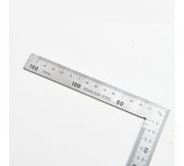 Угольник двусторонний цельнометаллический DELI 150х300мм  DL7130 нержавеющая сталь 212965