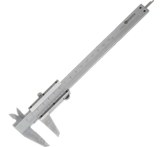 Штангенциркуль BARTEX 150 мм, металл, с глубинометром 1244001 329685 1