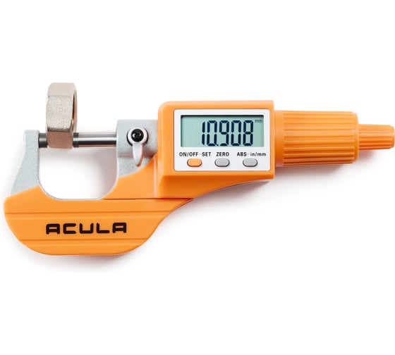 Профессиональный электронный микрометр ACULA 0-25 мм, I класс точности, DM 0-25 LA00134 1