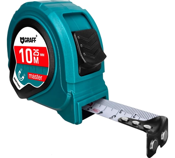 Рулетка измерительная с магнитом GRAFF Master 10м х 25мм 2514007 1