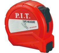 Рулетка с фиксатором P.I.T. (7.5 м x 25 мм, корпус ABS, фиксатор, клипса, ремешок), HTPM01-75MA
