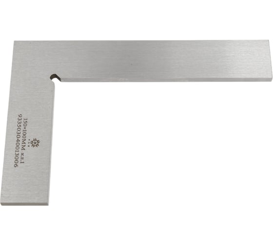 Угольник TLX УП 150x100 слесарный плоский кл.т.1 ZT07-T011 нерж. сталь 65898