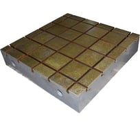 Плита TLX чугунная 1000x1000 мм монтажная шаброванная кл. точн.2 с Т-образ. паз. 65857