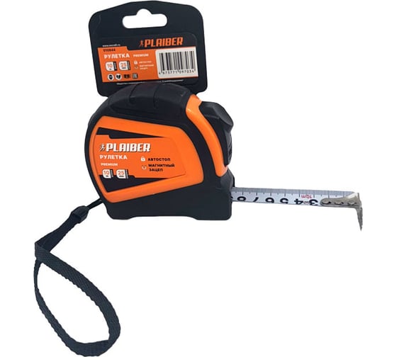 Рулетка PLAIBER 10m х25mm Premium 010844 1