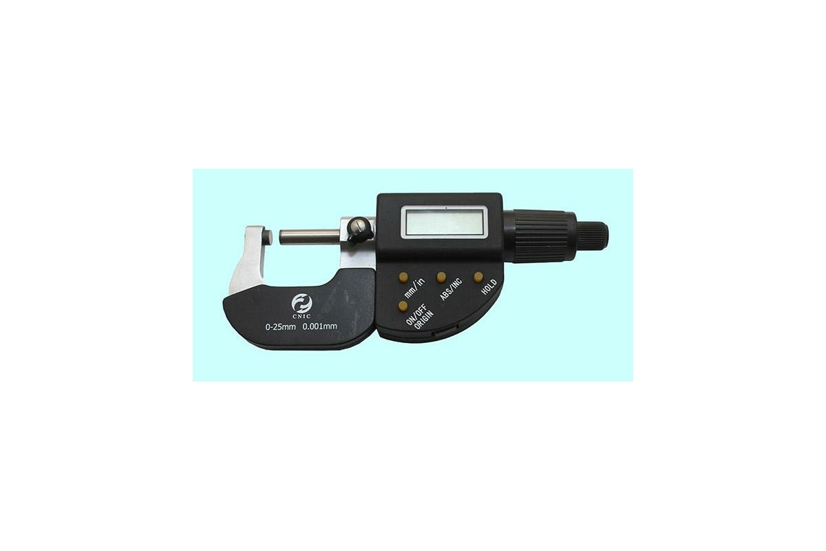 Микрометр CNIC гладкий МК- 25 0- 25 мм 0,001 электр. Шан 480-505D 27356 ...
