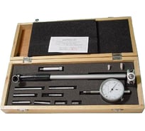 Нутромер CNIC индикаторный 100-160мм, глуб.изм. 200мм 0,01 9 вставок Шан 570-230 23645