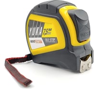 Рулеткa измерительная Novocraft 7,5 м Yuka с автостопом, лента 25 мм, магнитный крюк, уп. 1 шт. YK075250M