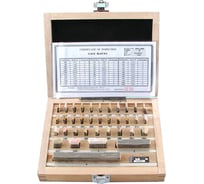 Наборы концевых мер длины CNIC дюймовых, кл.точн.1 36 мер от 0,05 до 4" ASME 36 53415