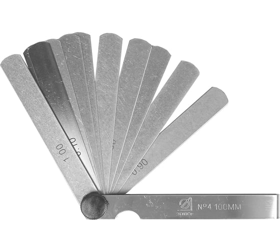 Набор щупов Эталон N4 100мм 0.1-1.0 с калибровкой 1024813 1