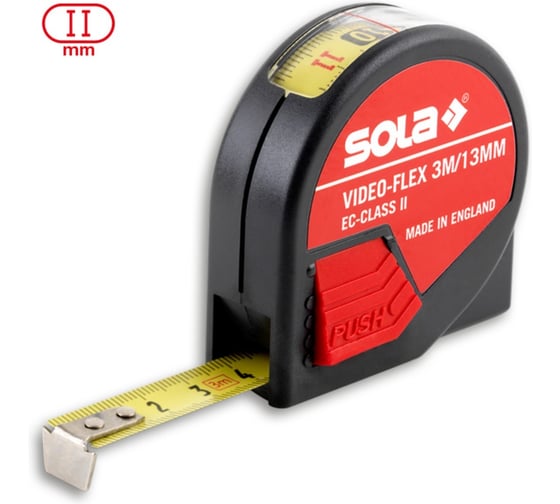 Рулетка SOLA Video-Flex VF 3 m 50012901 1