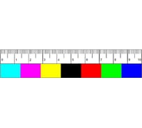 Масштабная линейка ETG пластиковая, цветная, 10 см С21111