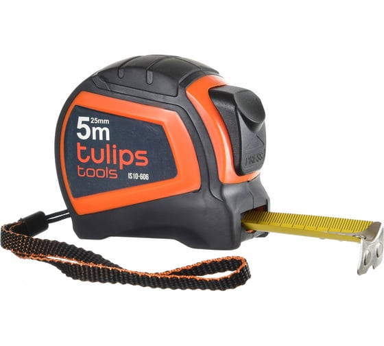 Рулетка с автоблокировкой Tulips Tools 5 м/25 мм II10-606