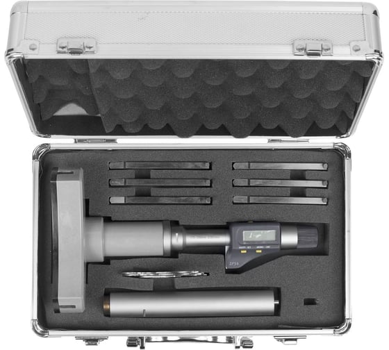 Нутромер микрометрический 3-точечный электронный ЧИЗ 125-150 0,001 б/у/к ГРСИ 91773-24 с поверкой 1206607 1