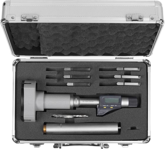 Нутромер микрометрический 3-точечный электронный ЧИЗ 100-125 0,001 б/у/к ГРСИ 91773-24 с поверкой 1206605 1