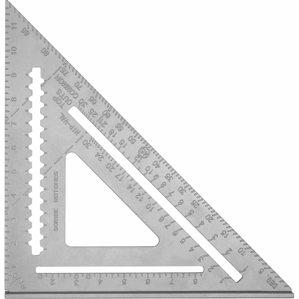 Алюминиевая треугольная линейка DEKO DKM305-430-305 DEKO (3638) 041 .