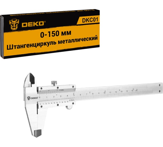 Металлический штангенциркуль DEKO в кейсе DKC01 065-0928 1