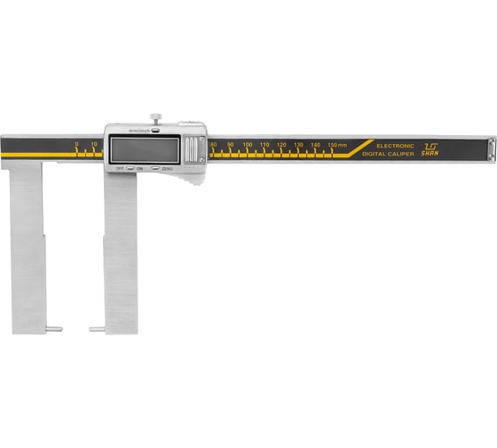 Штангенциркуль SHAN д/нар.канавок ШЦЦСК-6-150 0,01 электр. губ.100мм ГРСИ 76551-19 с поверкой 1206703