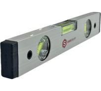 Уровень строительный SAMGRUPP 30 см, 3 глазка, алюминиевый профиль, точность 0,5 / 0,75 мм/м METRESAN MET-082000030