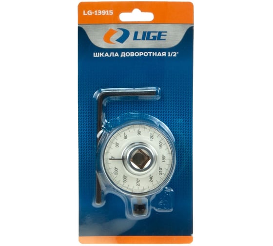 Шкала доворотная LIGE 1/2 (0-360, цена деления 2, L-образный стержень 52х100мм) LG-13915 270678 1