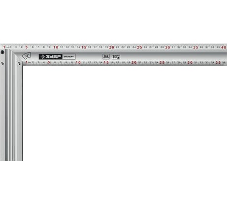 Жесткий столярный угольник ЗУБР 400 мм 34392-40